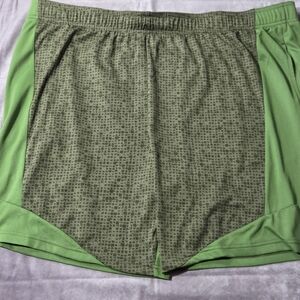 All in Motion Basketball Athletic Shorts Mens XXL Green/Olive Polyester EUC